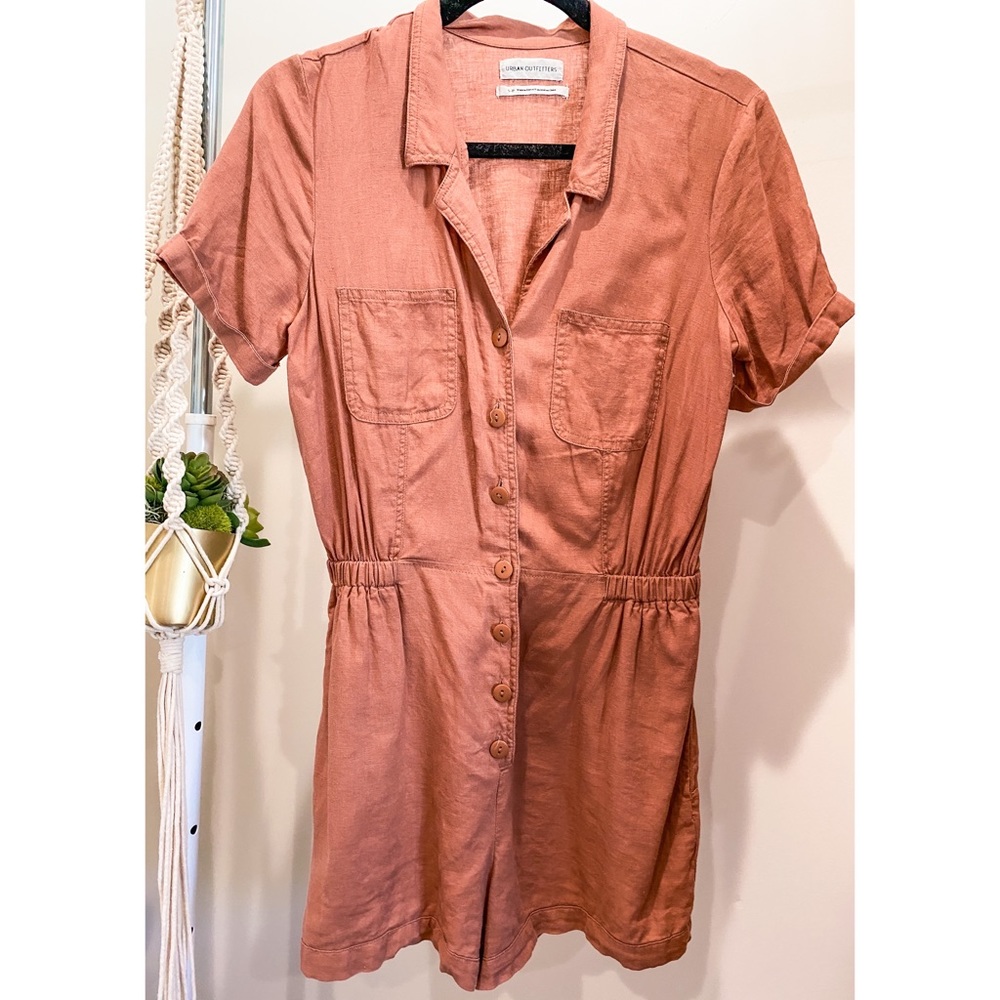 Urban Outfitters Rust Romper